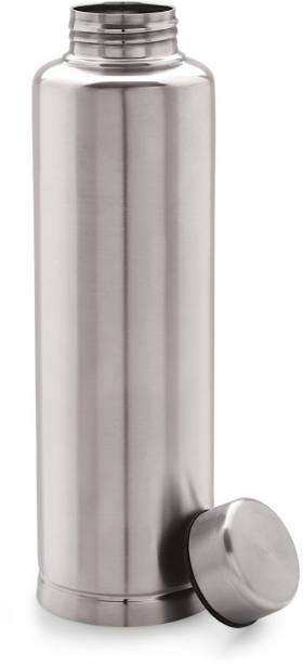 JAINEX Premium Quality Stainless Steel Fridge Water Bottle , 950 ml, Silver 950 ml Bottle