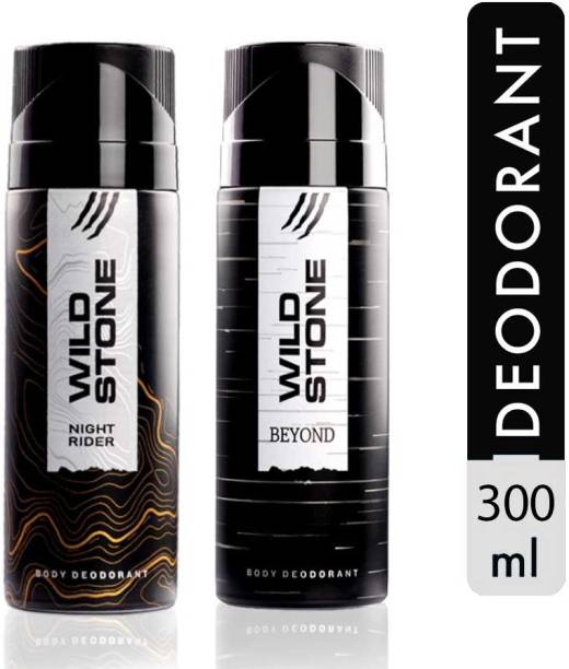 Wild Stone Night Rider and Beyond Deodorant Spray  -  For Men