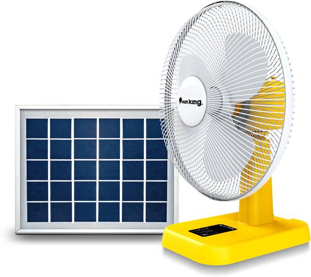 Sun King Table Solar Fan Set