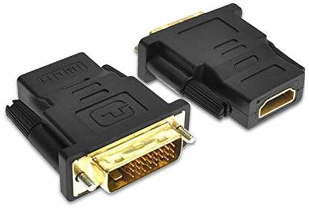 JDS PREMIUM  TV-out Cable DVI to HDMI Converter DVI (DVI-D) to HDMI Male to Female Gold-Plated Adapter