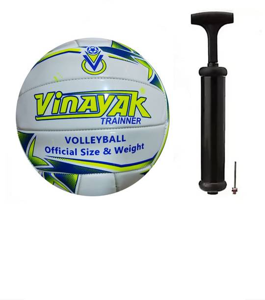 क्लार्क Pu match vinayak volleyball with pump वॉलीबाल