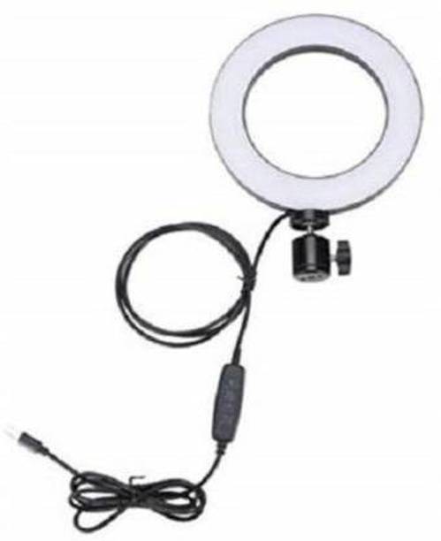 Kohsa 10 inch Dimmable LED Selfie Ring Light Mini LED Camera Light Studio Fill Light Desktop Lamp for YouTube Video, Live Streaming, Portrait Photography Lighting, Makeup,tiktok user Ring Flash