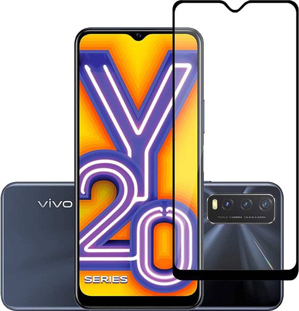 XRENGTH Edge To Edge Tempered Glass for Vivo Y20i