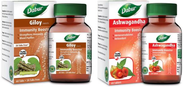 Dabur Ashwagandha and Giloy Tablet Helps to Boost Immunity and Good for Skin