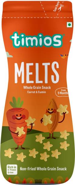 Timios Melts Carrot & Cumin Baby Finger Foods 50 g