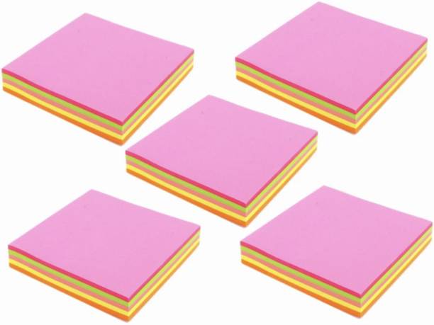 Oddy RS NEON MIX 80 Sheets Self Sticking Notes, 4 Colors