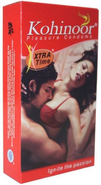 KOHINOOR Extra Time Pleasure honeymoon pack with (Concealed/Confidential Packaging) (10S) Condom