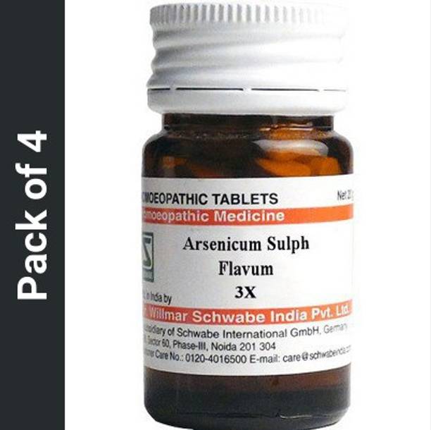 Dr.Willmar Schwabe India Arsenicum Sulphuratum Flavum 3X Tablets