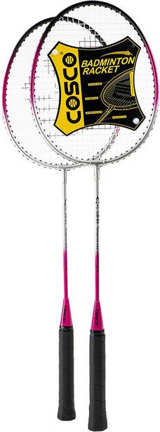 COSCO CB-85 (Pair) Pink Strung Badminton Racquet