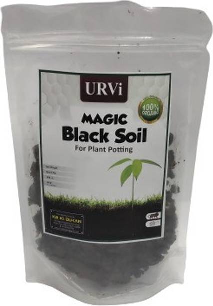 Urvi 100% natural organic Black soil with magic powder,cocpeat & vermicompost Fertilizer