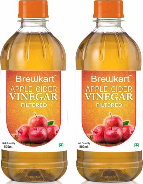 Brewkart Apple Cider Vinegar Filtered Pack of 2 Vinegar