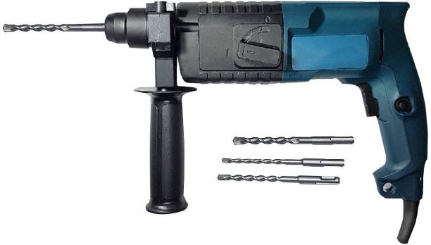 Shafiq international 20mm rotary hammer drill machine with 3 bits and a carrying box Pistol Grip Drill