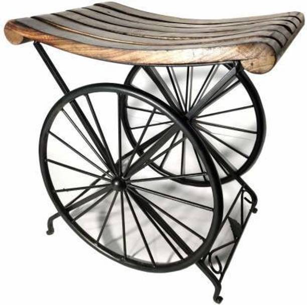 AN Craft Wooden stool, Iron stool, comfortable stool, siting table, adjust table, living room , bed room, out door, indoor, garden siting table, home decor stool wheel & wooden & iron Living & Bedroom Stool