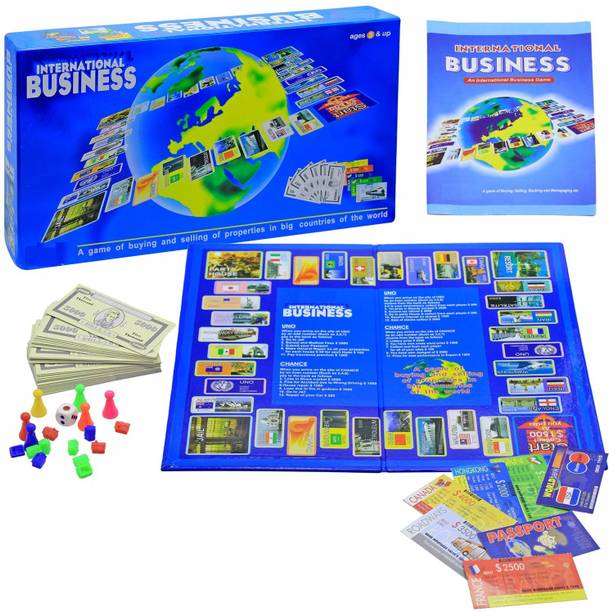 JMD Creation goal UG International Business A Board Game. Kids Toys Games, Bonanza Game of Money Party & Fun Games Board Game Board Game Accessories