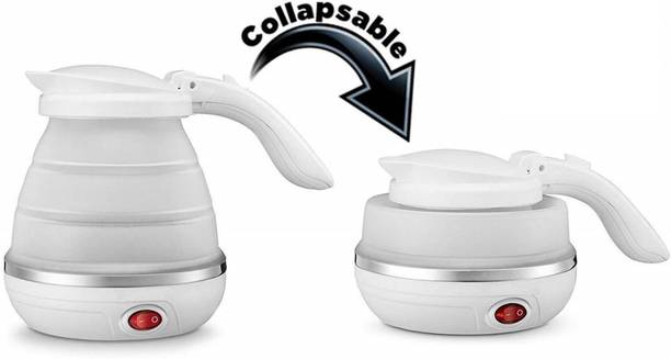 NIMYANK Silicone Collapsible Tea Kettle Lightweight Portable Silica (Multicolor) Beverage Maker