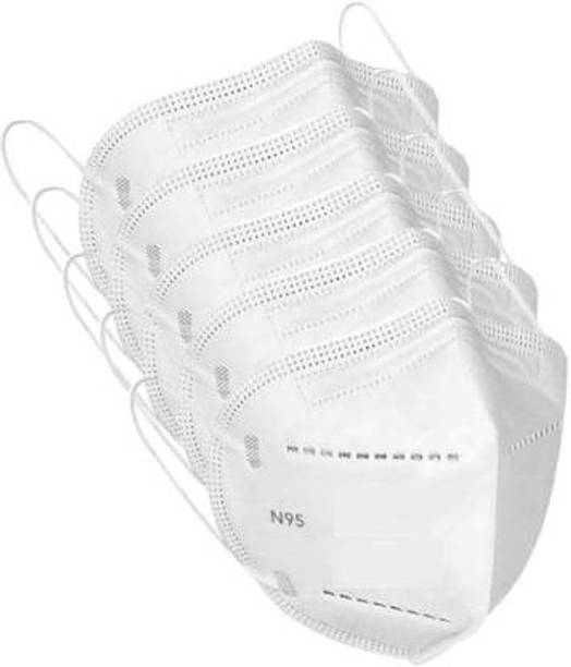 Vaghani 5 Pcs Supermask reusable outdoor protection mask N95 Mask (Who Guidelines) (With Out Filter) Reusable, Washable
