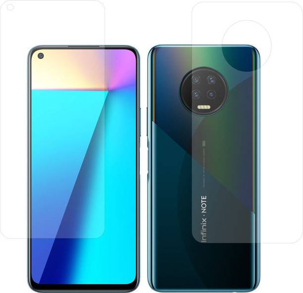 Clickbit Front and Back Screen Guard for infinix note 7