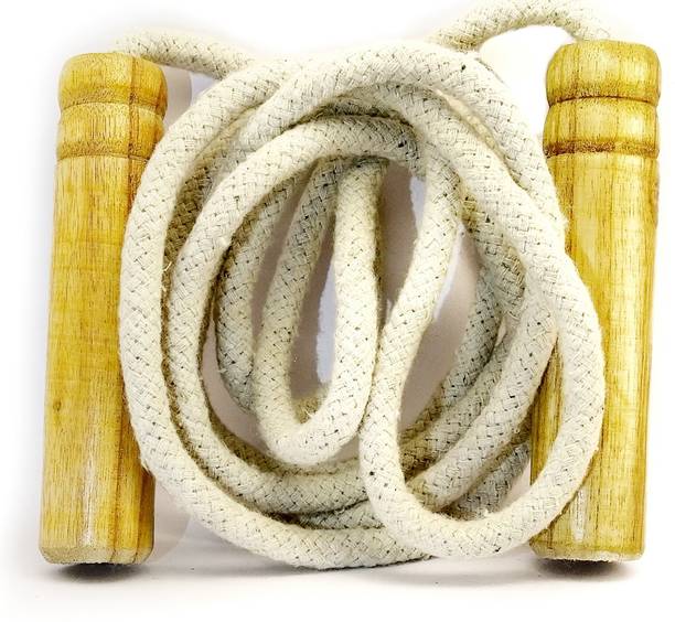 Etoria Cotton Skipping Rope for unisex, men, women, girls, boys,gym, workout, weight loss Freestyle Skipping Rope