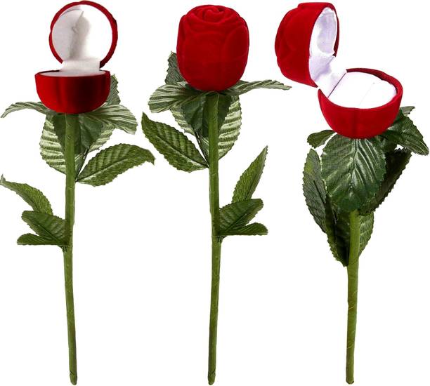 SP EXPORTS Red Rose Ring Box is to keep ring for your love ones. Package contain three Rose ring box . Ring shown in rose is for only to show how to keep ring in it. To Keep Ring, Love Ones, Gift Vanity Box