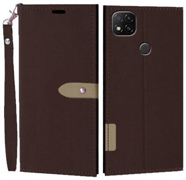 Krofty Flip Cover for Redmi 9, Redmi 9C, Redmi 9 Activ, POCO C31