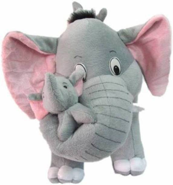 BestLook Mother Elephant With Two Babies  - 40 cm