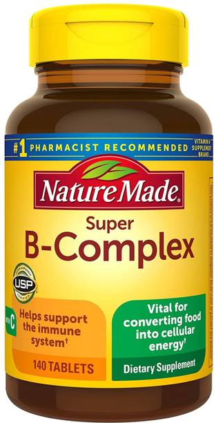 Nature Made Super B-Complex 140 Multivitamins Tablets