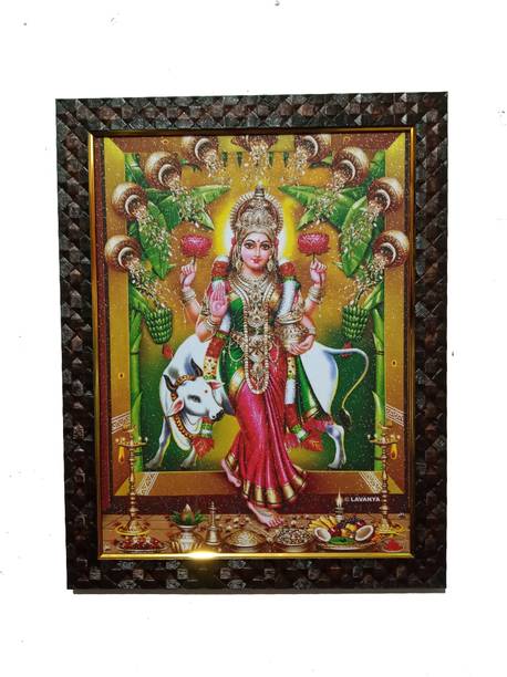 FRAMTASTIC GADAPA LAKSHMI Religious Frame