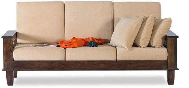 PIYUSH HANDICRFT Premium Quality Sofa Fabric 3 Seater  Sofa