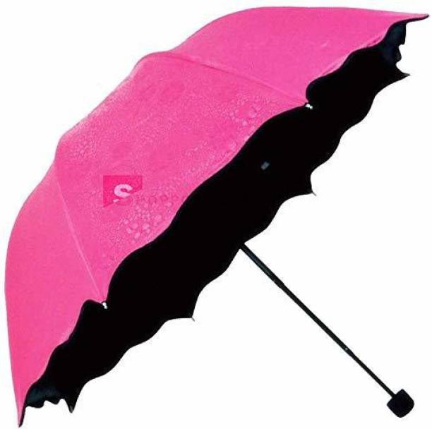 FIREFLY HUB riple Folding Mini Blossom Magic Compact Umbrella for Girls and Women (Multi Color) (1) Umbrella