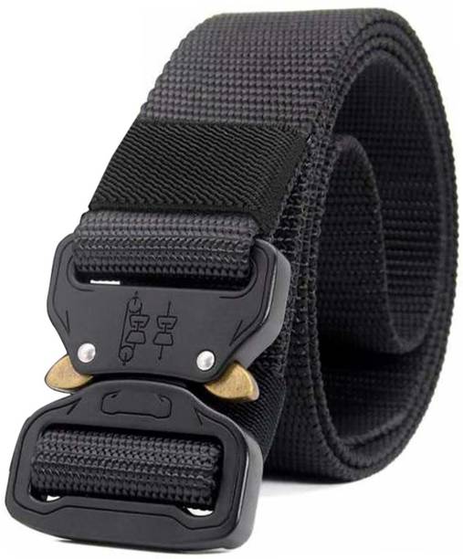 Men Casual Grey Nylon Belt