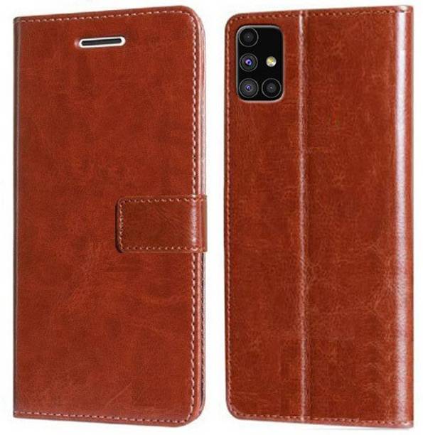 Krofty Flip Cover for Samsung Galaxy M51