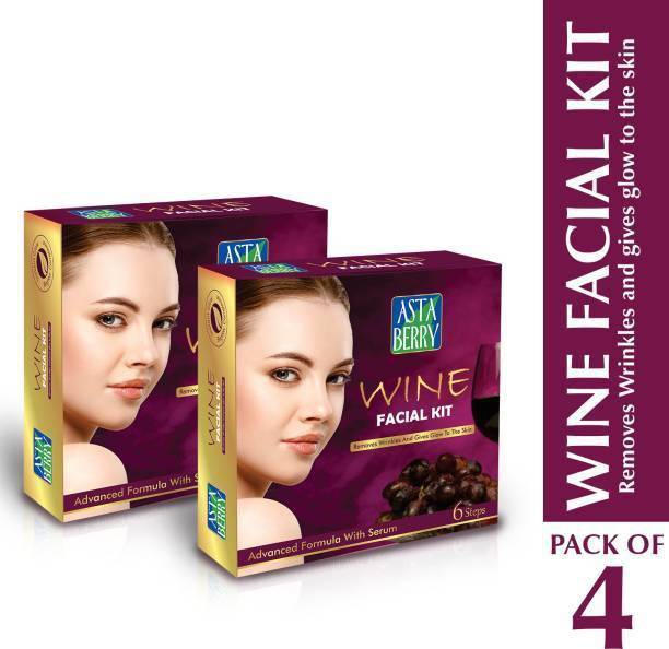 ASTABERRY Asta berry wine facial kit advanced formula with serum