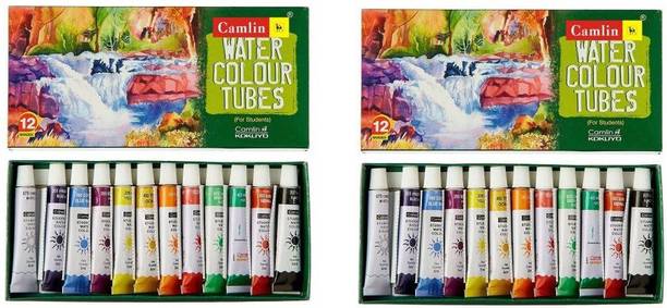 Camlin water color tube set of 2