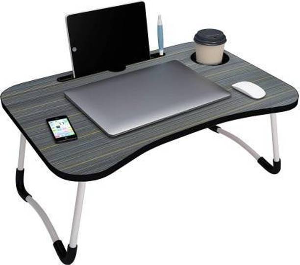 Briafinz Normal Wood Metal Portable Laptop Table