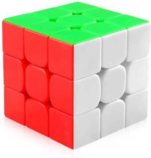 Bramahni Enterprise cube 3x3 cube high speed stickerless magic rubix cube 3x3 brainstorming puzzle cube 3x3 game toy (1 Pieces)