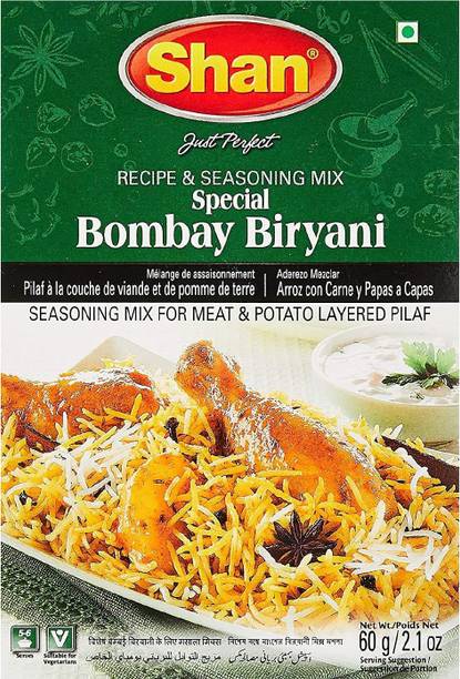 SHAN Bombay Biryani Masala (Pack of 6 Pcs) (6X60 g)