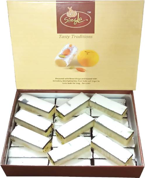 Singla Sweets Chocolate Burfi ( Rectangle Shape) Box