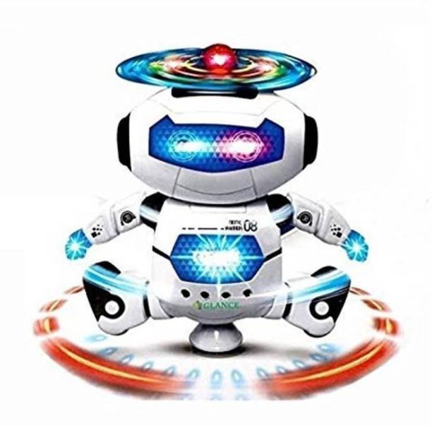 Haulsale Musical Dancing Robot Toy for Kids with Flashing Lights & Sounds374