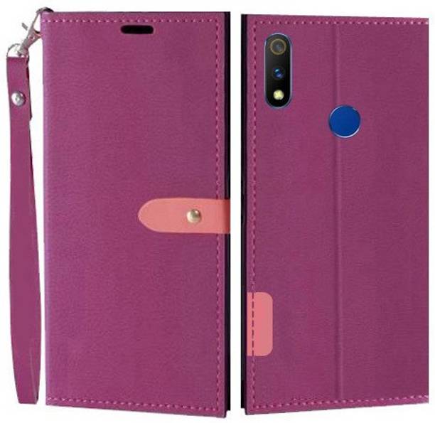 Krofty Flip Cover for Realme 3 Pro