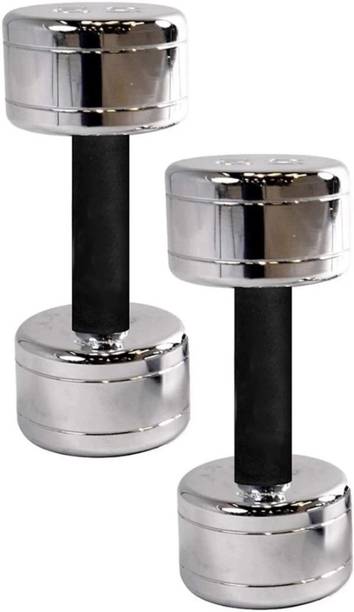 NSP Hi-Quality Steel Chrome 3Kg (Pair) Adjustable Dumbbell