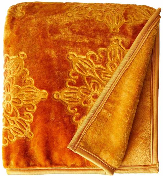 MFI Floral Single Mink Blanket for  Heavy Winter
