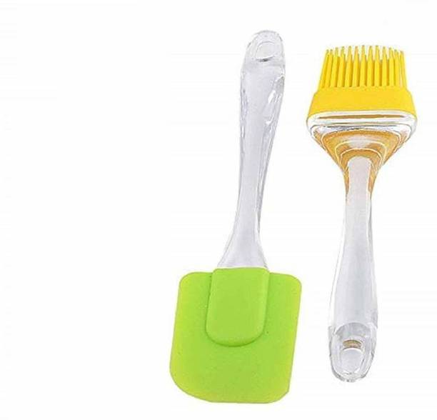 DSUnique Oil Brush Set of 2 Silicon Flat Pastry Brush Silicon Flat Pastry Brush