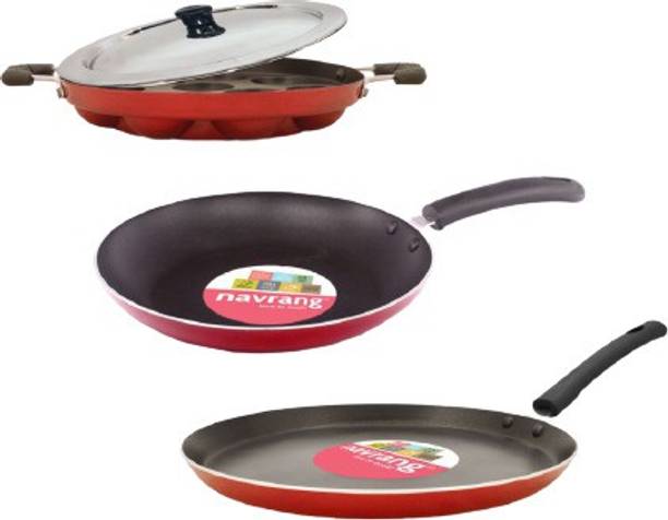 NAVRANG Non-Stick Coated Cookware Set