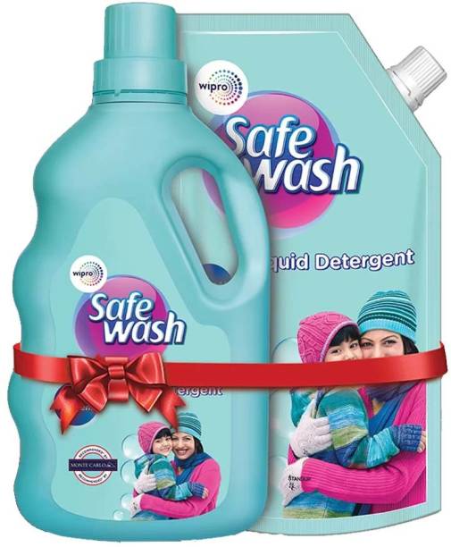 WIPRO SafeWash For Woolens Liquid Detergent Like Sweater, Jackets Pack Of 2 Multi-Fragrance Liquid Detergent