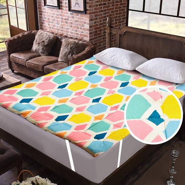 RRC 3 inch (7.62 cm) King Size Microfibre Breathable, Stretchable, Waterproof Mattress Topper