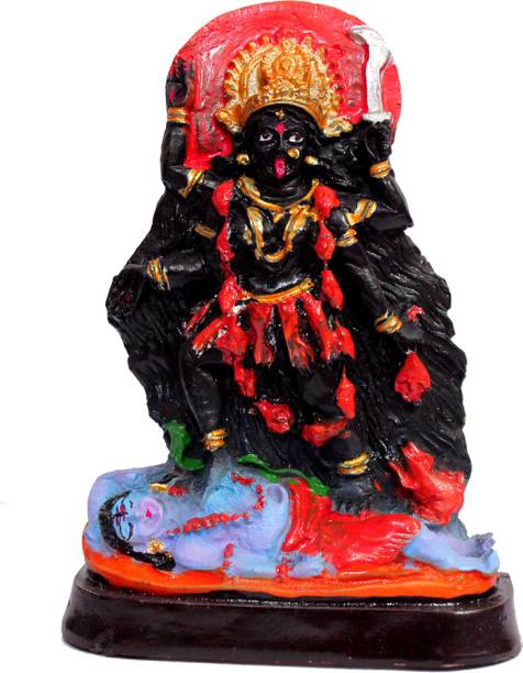 Crafting Bear Goddess Kali Statue God Kali MATA Rani Maa Kalka ji Idol Spiritual Puja Vastu Showpiece Figurine-Pooja Gift Item Decorative Showpiece - 12 cm Decorative Showpiece  -  12 cm