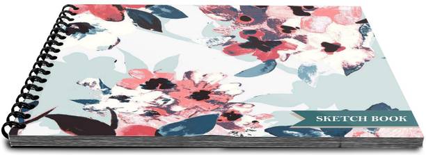 VenTechno Designer Sketch Book Wiro Bound 9 x 12 inches 100 Pages (50 Sheet) - b001 Sketch Pad