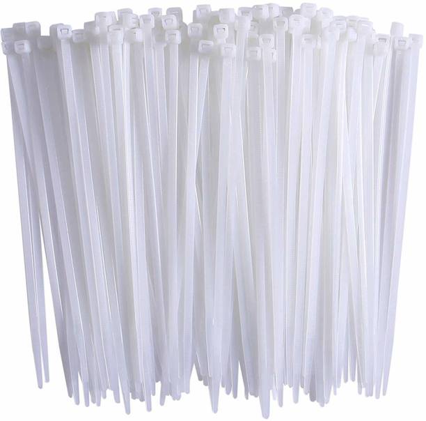 SS SASHA Teeth Grip Nylon Self Locking Cable Ties (300 mm x 3.6 mm, 12 inch, Pack of 100) - Heavy Duty Strong Zip Wire Fastener Organizer Tie Nylon, Plastic Standard Cable Tie