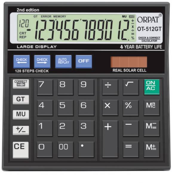 ORPAT OT - 512 gt calaculatot GT Basic  Calculator