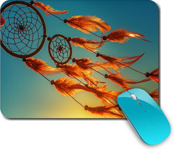 whats your kick Dream Catcher | Quotes | Art | Drawing | Stylish | Printed Mouse Pad/Designer Waterproof Coating Gaming Mouse Pad For Computer/Laptop (Multi14) Non Slip Base Mousepad